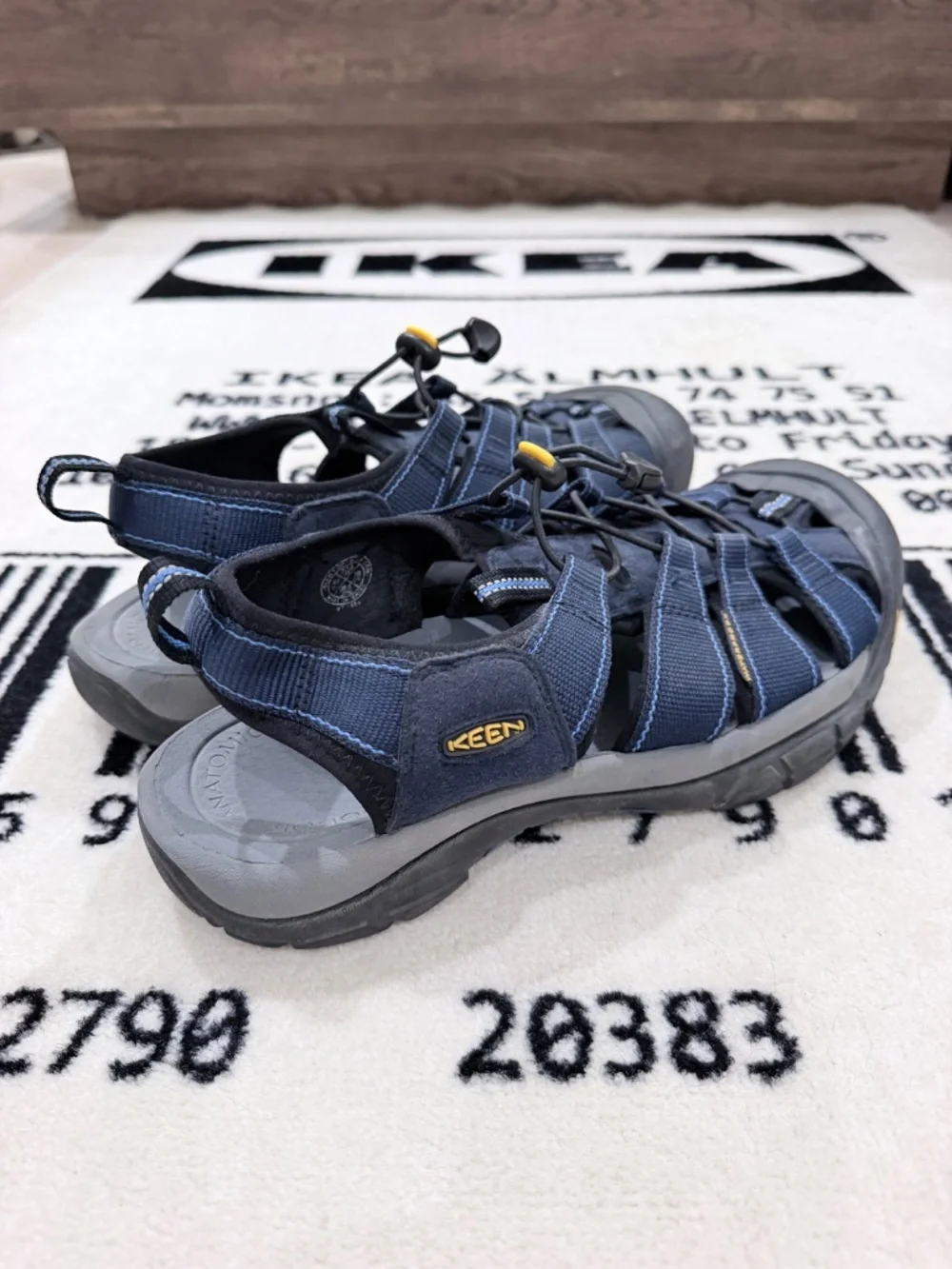 KEEN Newport H2 Closed Toe Sport Sandals - Navy Grey Black